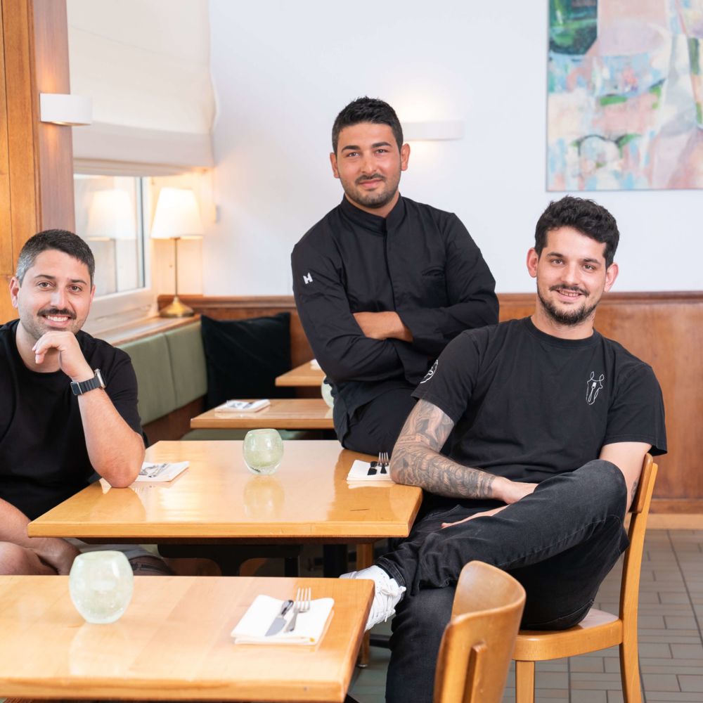 Fede, Ivan und Lars - das Führungsteam vom Weissen Rössli Restaurant in Zürich